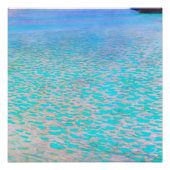 Gustav Klimts berühmtes Gemälde Attersee. Poster (Vorderseite)