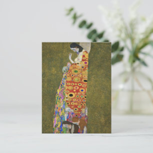 Gustav Klimts berühmtes Gemälde Hope II (1907-1908 Postkarte
