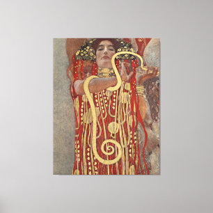 Gustav Klimts berühmtes Gemälde Hygieia. Leinwanddruck