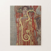 Gustav Klimts berühmtes Gemälde Hygieia. Puzzle (Vertikal)
