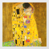 Gustav Klimts berühmtes Kissenbild. Fensteraufkleber (Blatt)