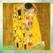 Gustav Klimts berühmtes Kissenbild. Fensteraufkleber (Blatt 3)