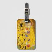 Gustav Klimts berühmtes Kissenbild. Gepäckanhänger (Vorderseite Vertikal)