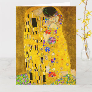 Gustav Klimts berühmtes Kissenbild. Karte