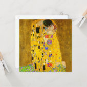 Gustav Klimts berühmtes Kissenbild. Karte (Vorderseite/Rückseite Beispiel)