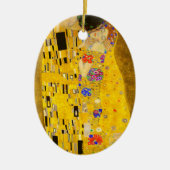Gustav Klimts berühmtes Kissenbild. Keramik Ornament (Vorne)