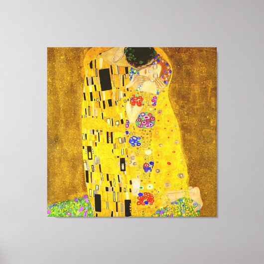Gustav Klimts berühmtes Kissenbild. Leinwanddruck (Vorderseite)