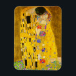 Gustav Klimts berühmtes Kissenbild. Magnet<br><div class="desc">Gustav Klimts berühmtes Kissenbild. Magnet. Berühmtes Bild von Gustav Klimt.</div>