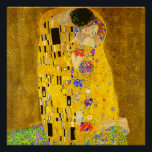 Gustav Klimts berühmtes Kissenbild. Poster<br><div class="desc">Gustav Klimts berühmtes Kissenbild. Poster Berühmtes Bild von Gustav Klimt.</div>