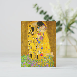 Gustav Klimts berühmtes Kissenbild. Postkarte
