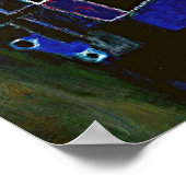 Gustav Klimts Bild von Tod und Leben. Poster (Ecke)