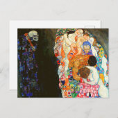 Gustav Klimts Bild von Tod und Leben. Postkarte (Vorne/Hinten)