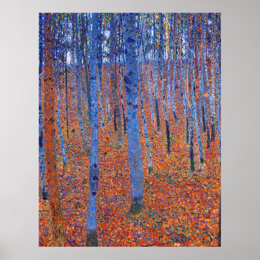 Gustav Klimts Buche Grove I. Poster (Vorne)