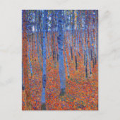 Gustav Klimts Buche Grove I. Postkarte (Vorderseite)