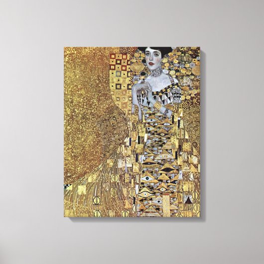 Gustav Klimts Dame in Gold, Adele Bloch-Bauer Leinwanddruck (Vorderseite)