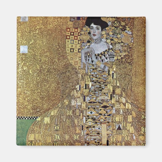 Gustav Klimts Dame in Gold, Adele Bloch-Bauer Magnet (Vorne)