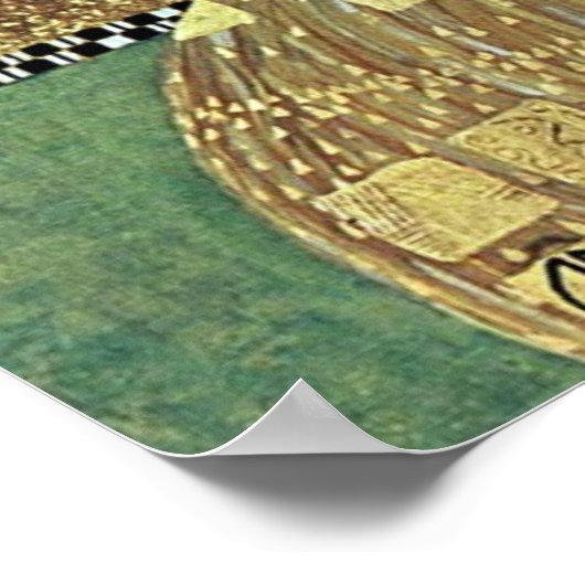 Gustav Klimts Dame in Gold, Adele Bloch-Bauer Poster (Ecke)