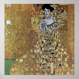 Gustav Klimts Dame in Gold, Adele Bloch-Bauer Poster
