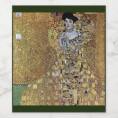 Gustav Klimts Dame in Gold, Adele Bloch-Bauer Weinetikett (Einzelnes Label)
