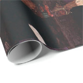 Gustav Klimts Dame mit Hut und Federboa Geschenkpapier (Rolleneckpunkt)