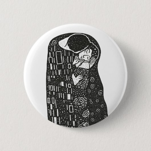 Gustav Klimts Der Kuss Button (Vorderseite)