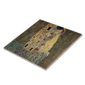 Gustav Klimts Der Kuss (ca. 1908) Fliese (Seite)