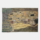 Gustav Klimts Der Kuss (ca. 1908) Handtuch (Horizontal)