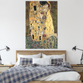 Gustav Klimts Der Kuss (ca. 1908) Leinwanddruck (Insitu (Schlafzimmer))