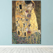 Gustav Klimts Der Kuss (ca. 1908) Leinwanddruck (Insitu (Holzboden))