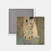 Gustav Klimts Der Kuss (ca. 1908) Magnet (Vorderseite/Rückseite)
