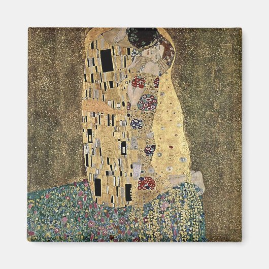 Gustav Klimts Der Kuss (ca. 1908) Magnet (Vorne)