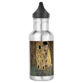 Gustav Klimts Der Kuss (ca. 1908) Trinkflasche (Links)
