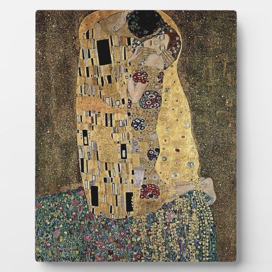 Gustav Klimts Der Kuss (circa 1908) Fotoplatte (Vorderseite)