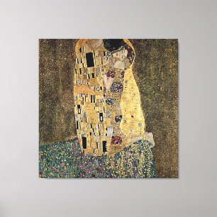 Gustav Klimts Der Kuss (circa 1908) Leinwanddruck