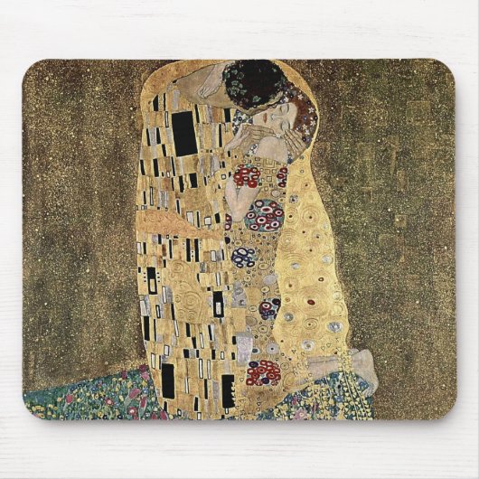 Gustav Klimts Der Kuss (circa 1908) Mousepad (Vorne)