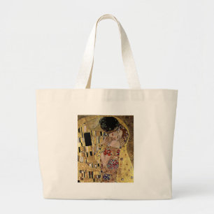 Gustav Klimts Der Kuss Detail (circa 1908) Jumbo Stoffbeutel