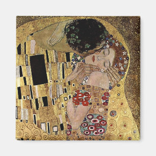 Gustav Klimts Der Kuss Detail (circa 1908) Magnet