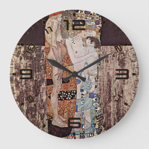 Gustav Klimts Die drei Lebensalter der Frau Große Wanduhr