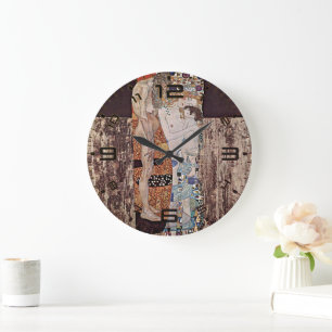 Gustav Klimts Die drei Lebensalter der Frau Große Wanduhr