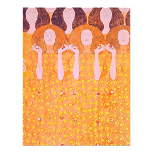 Gustav Klimts Gemälde Fotodruck (Vorne)