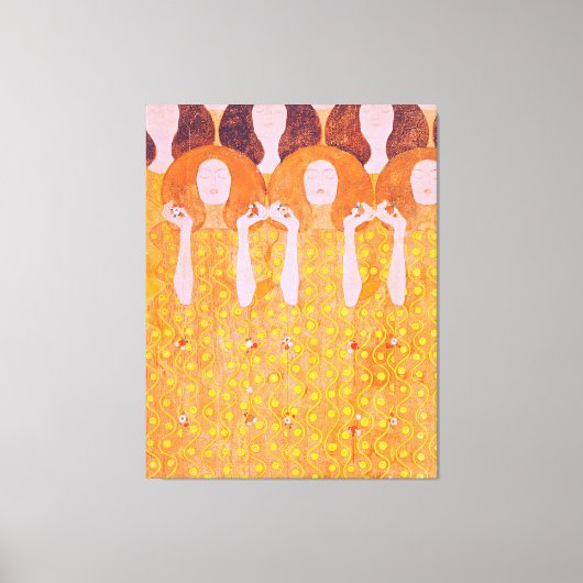 Gustav Klimts Gemälde Leinwanddruck (Vorderseite)