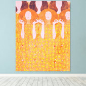 Gustav Klimts Gemälde Leinwanddruck (Insitu (Holzboden))