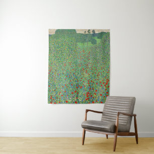 Gustav Klimts Gemälde, Mohnfeld Wandteppich
