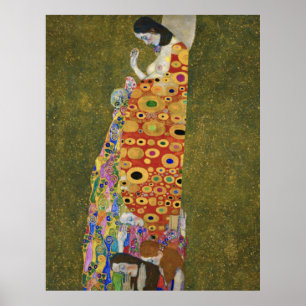 Gustav Klimts Hoffnung II (1907-1908) berühmtes Ge Poster