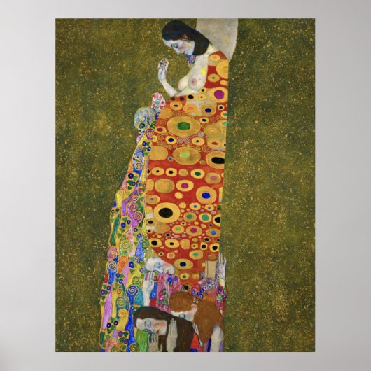 Gustav Klimts Hoffnung II (1907-1908) berühmtes Ge Poster (Vorne)