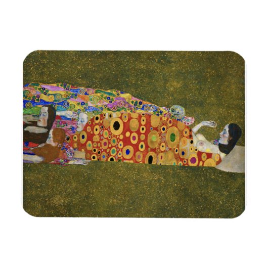 Gustav Klimts Hoffnung II (1907-1908) Magnet (Horizontal)