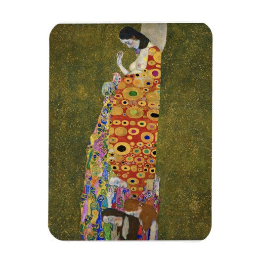 Gustav Klimts Hoffnung II (1907-1908) Magnet (Vertikal)