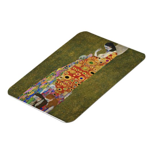 Gustav Klimts Hoffnung II (1907-1908) Magnet (Linke Seite)