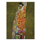 Gustav Klimts Hoffnung II (1907-1908) Poster (Vorderseite)
