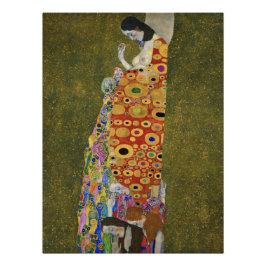 Gustav Klimts Hoffnung II (1907-1908) Poster